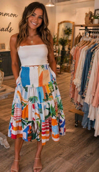 Dolcezza - Woven Skirt Dress