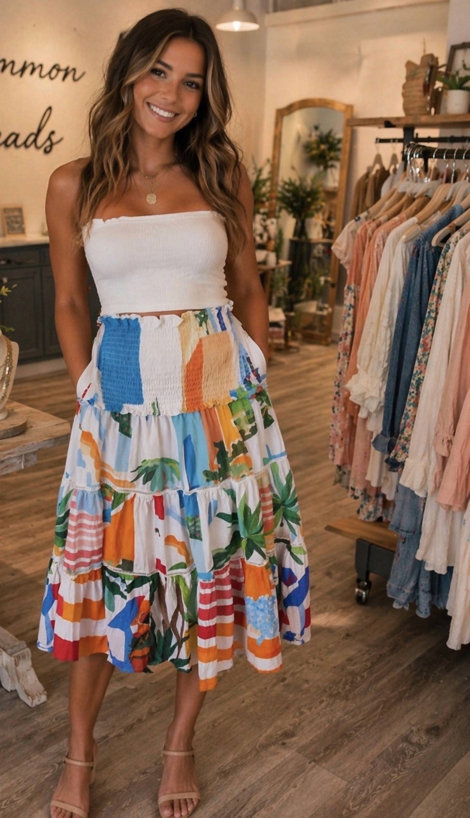 Dolcezza - Woven Skirt Dress