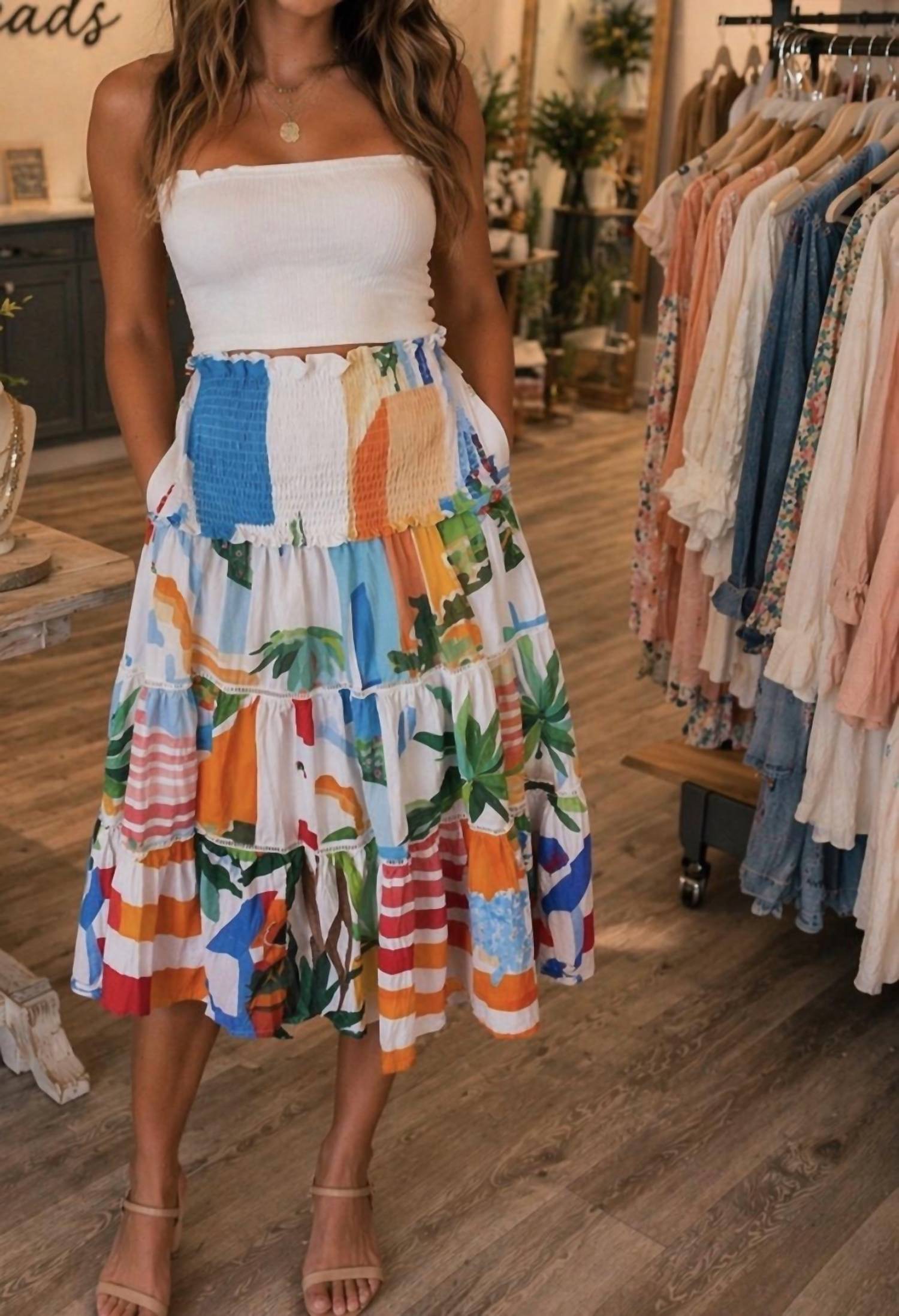 Dolcezza - Woven Skirt Dress
