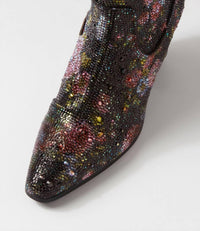 Django & Juliette - Women's Wagon Jewel Fabric Ankle Boots