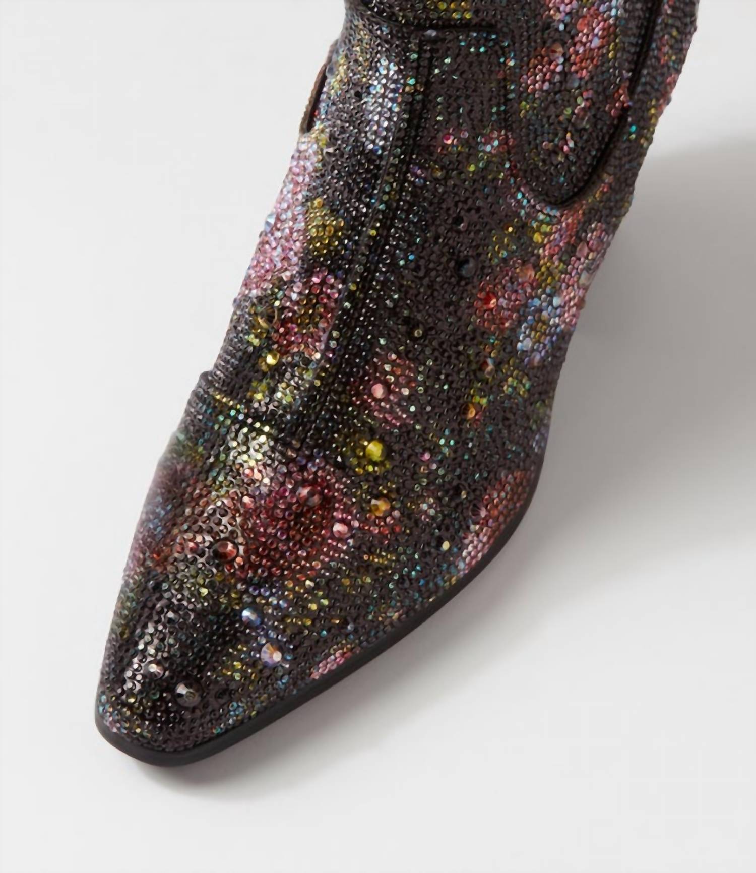 Django & Juliette - Women's Wagon Jewel Fabric Ankle Boots