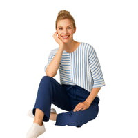 Keren Hart - Striped Casual Top