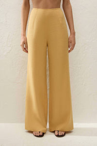 FAITHFULL THE BRAND Syna Wide Leg Pants in marigold - women's pants - view 4