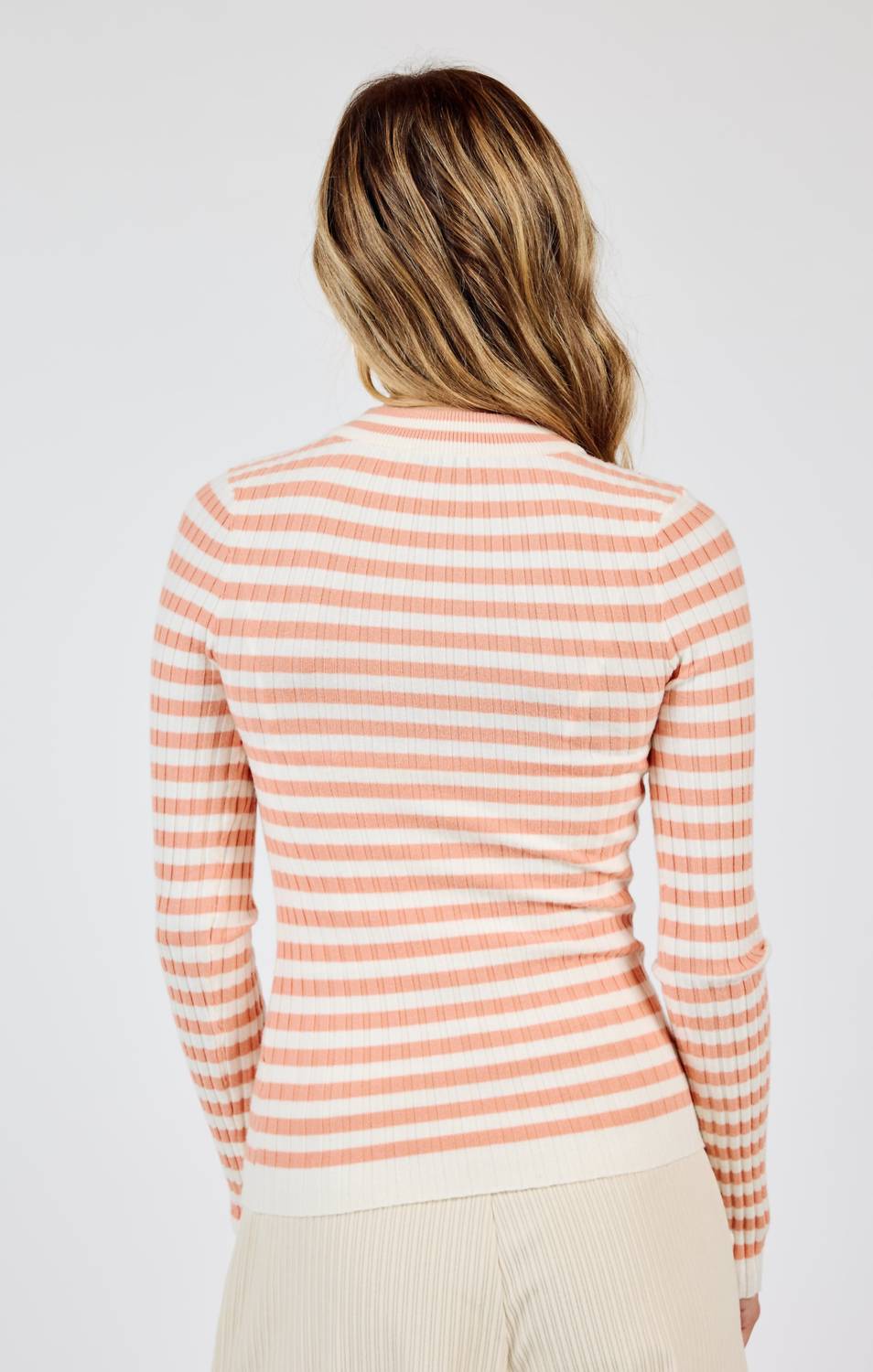 Sadie & Sage - Don't Have Time Striped Long Sleeve Top
