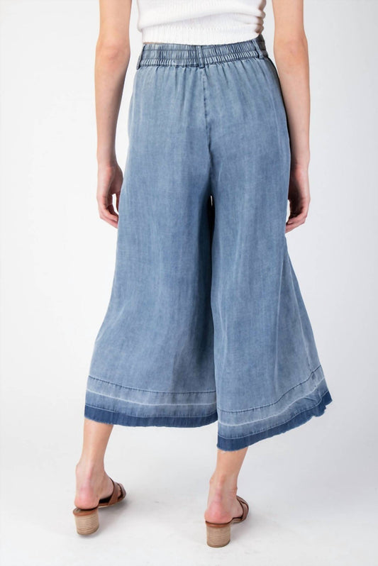 Ee:Some - Way To Wear Wide Leg Capri Pant