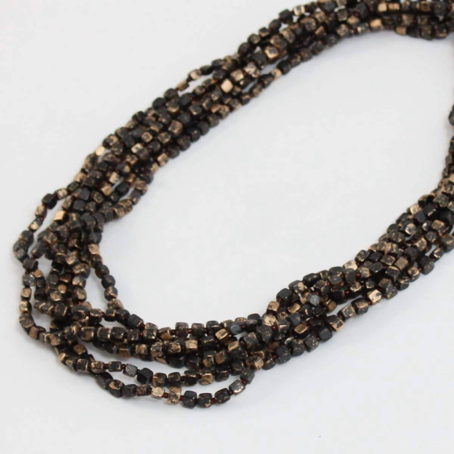 Sylca Designs - Strand Beaded Lacey Necklace