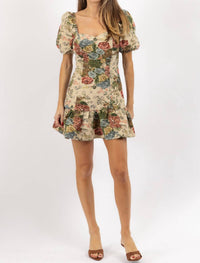 Lalavon - Crawford Print Mini Dress