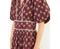 Thml - Puff Sleeve Tiered Print Dress