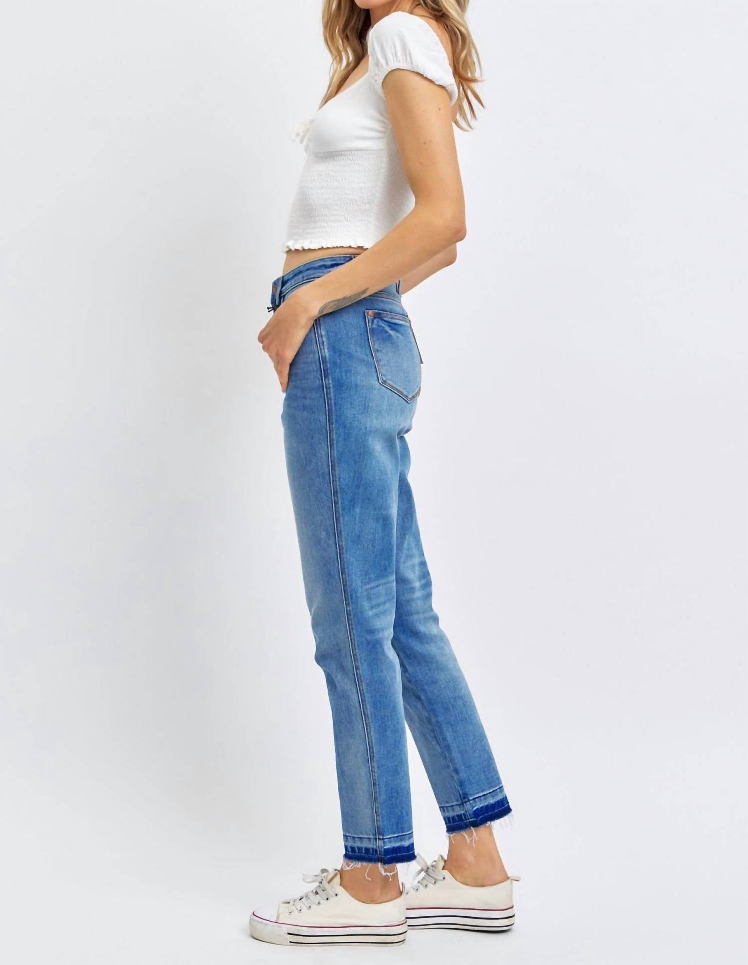 Judy Blue - Rigid Magic Release Hem Boyfriend