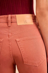 Ulla Johnson - Agatha Straight Leg Pintuck Jeans