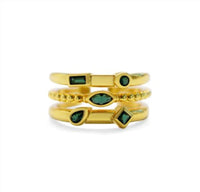 Stia - Women's It Fits! Adjustable Triple Band Rings