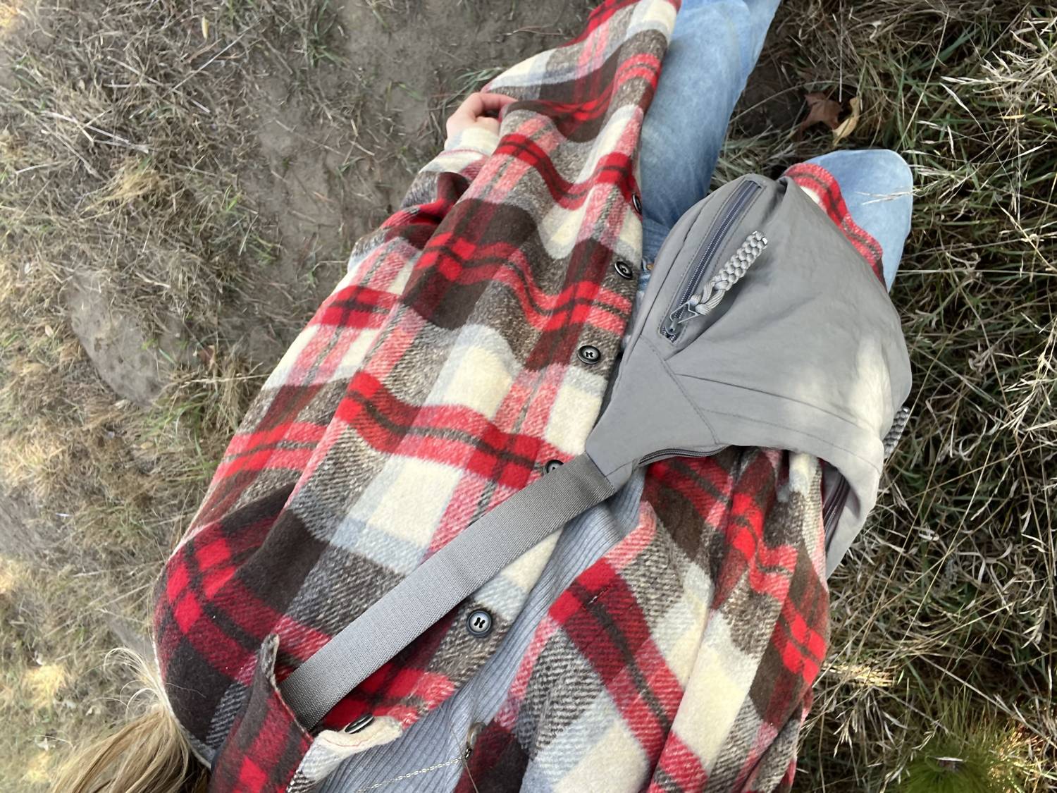 Adora - Long Sleeve Check Shirt Jacket - Plus