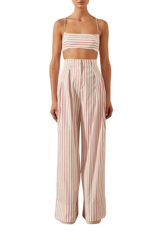 Shona Joy - RIBIERO HIGH WAISTED RELAXED PANTS