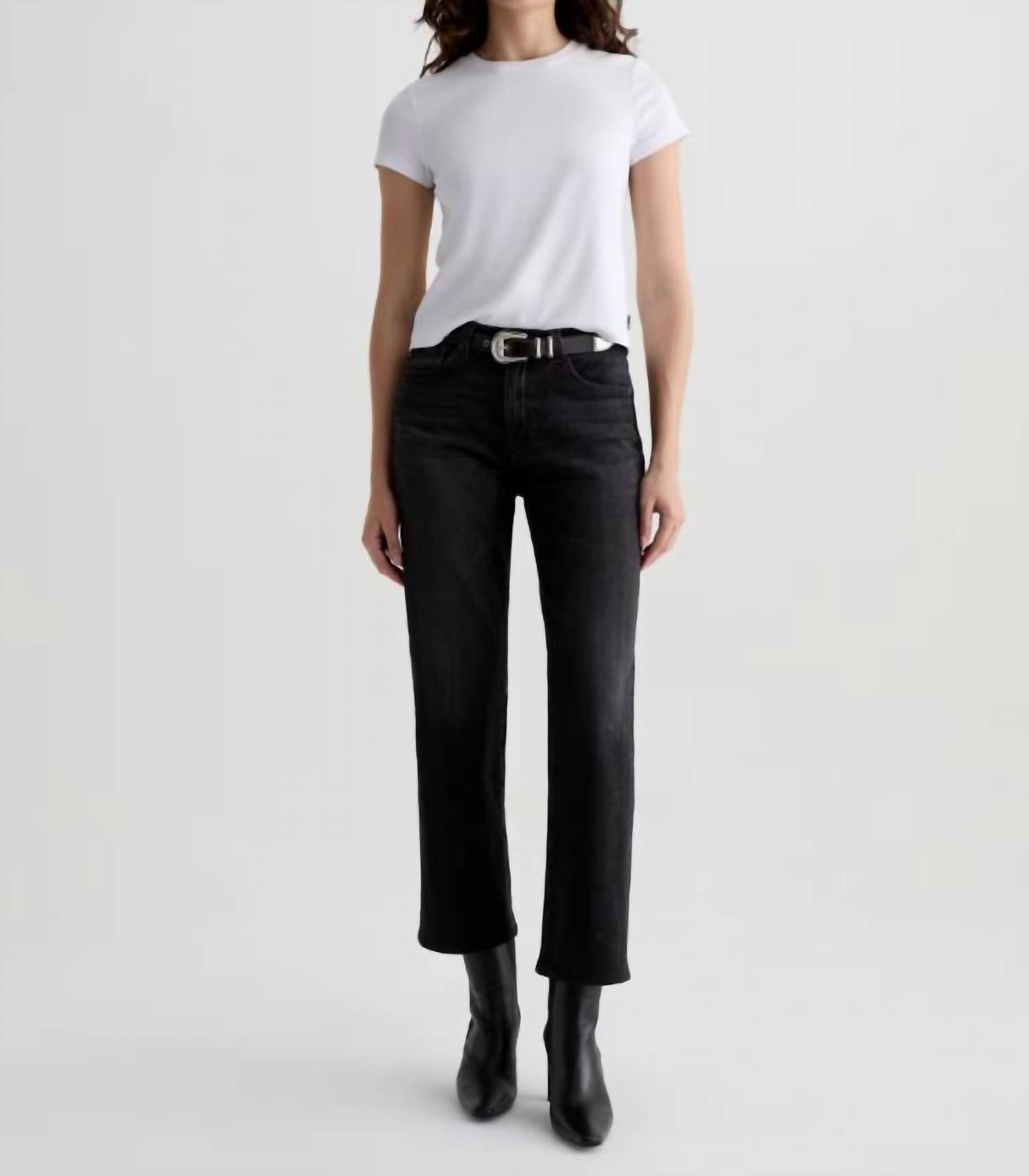 Ag Jeans - Brinley Mid-rise Straight Leg Jeans