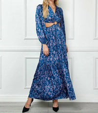 Slamia - Blossom Cutout Maxi Dress