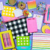 Taylor Elliott Designs - Ric Rac Ribbon Zip Cosmetics Pouch Bag