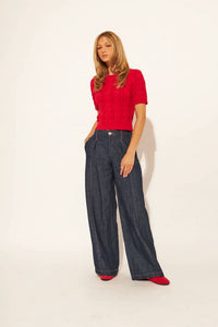 John + Jenn - Percy Short Sleeve Sweater