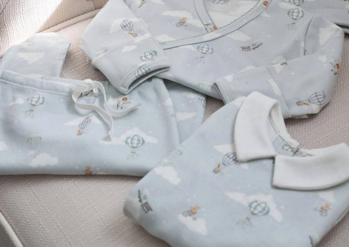 Elegant Baby - Kid's Up & Away Double Layered Collar Jumpsuit