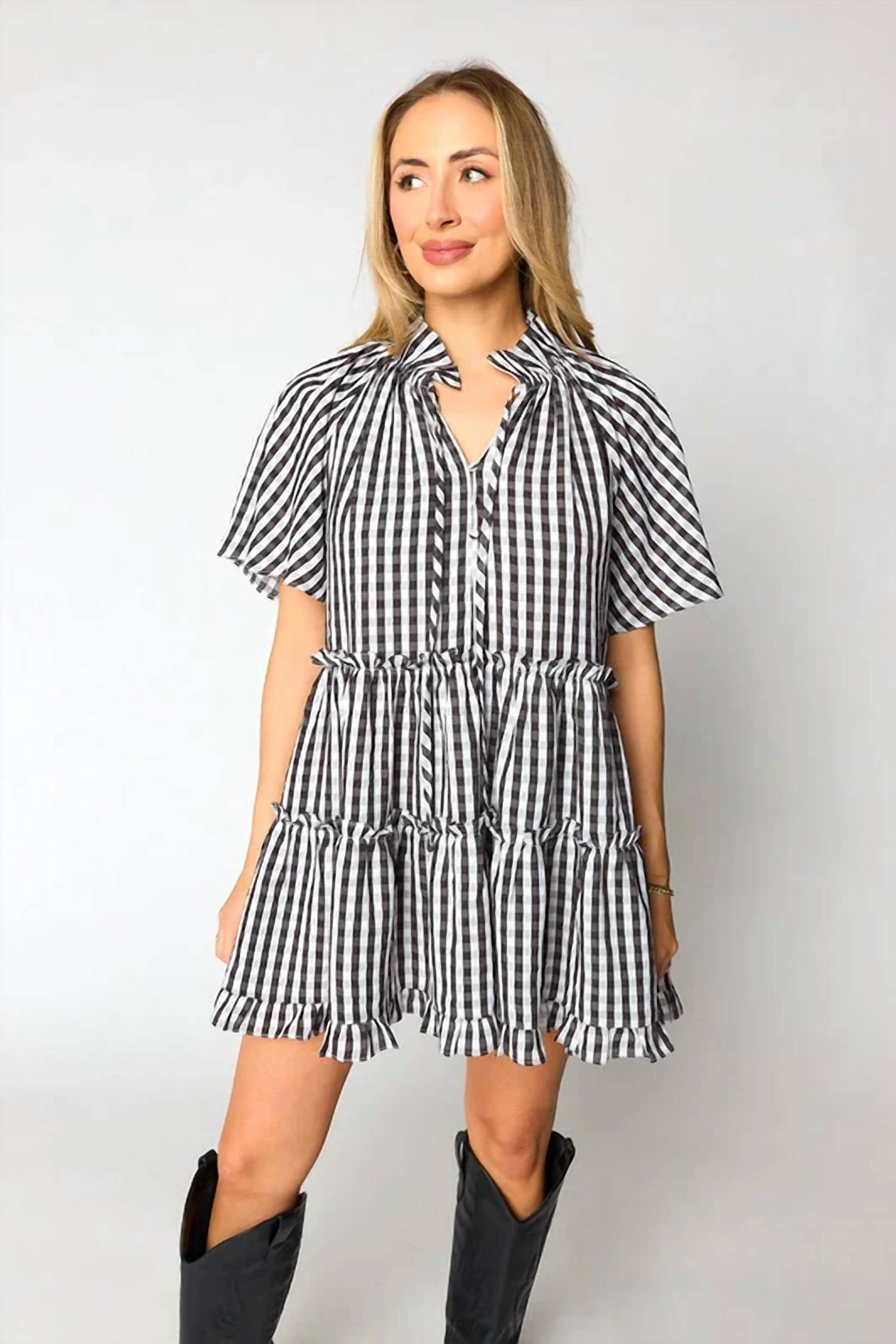 Buddylove - Lakin Check Dress
