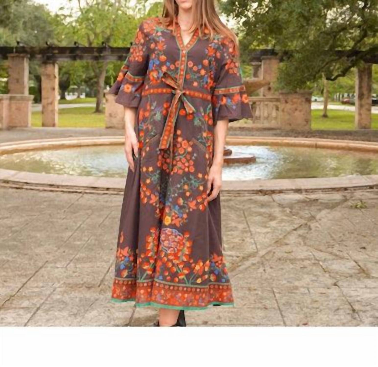 Islapayal - Cape Midi Dress
