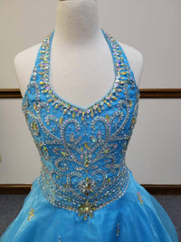 Little Rosie - Girl's Glitz Long Pageant Dress