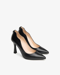NeroGiardini Women's Nappa Pandora Tall Pump in black - women's heels - detail view