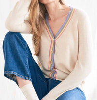 Jumper1234 - Cashmere Rainbow Cardigan