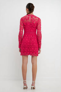 Endless Rose - Lace Mini Dress