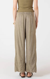 Dex Ease Linen Blend Pants in olive - women's pants - view 4