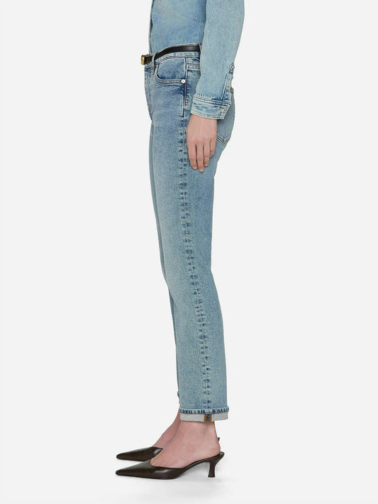 Frame - The Borrowed Mid-rise Ankle Jeans