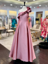 Gia Franco - Women's One Shoulder A-line Evening Gown