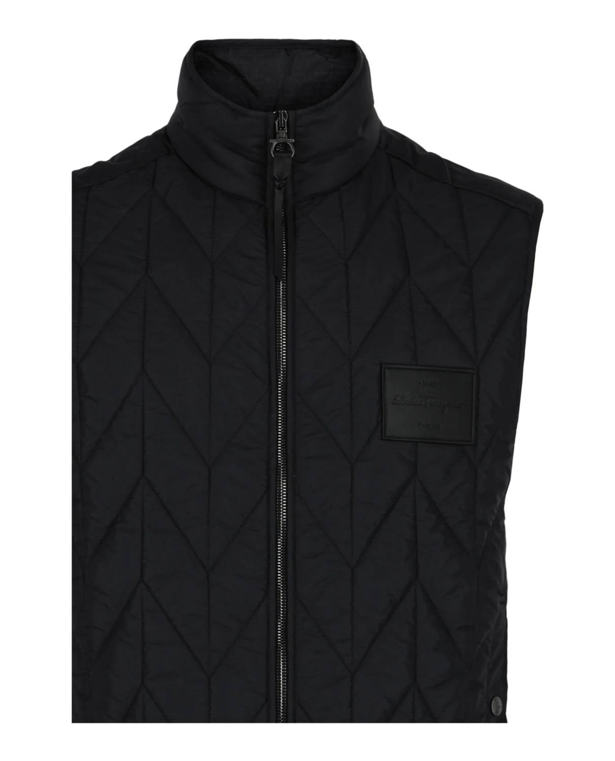 Salvatore Ferragamo - Men's Chevron Quilted Vest