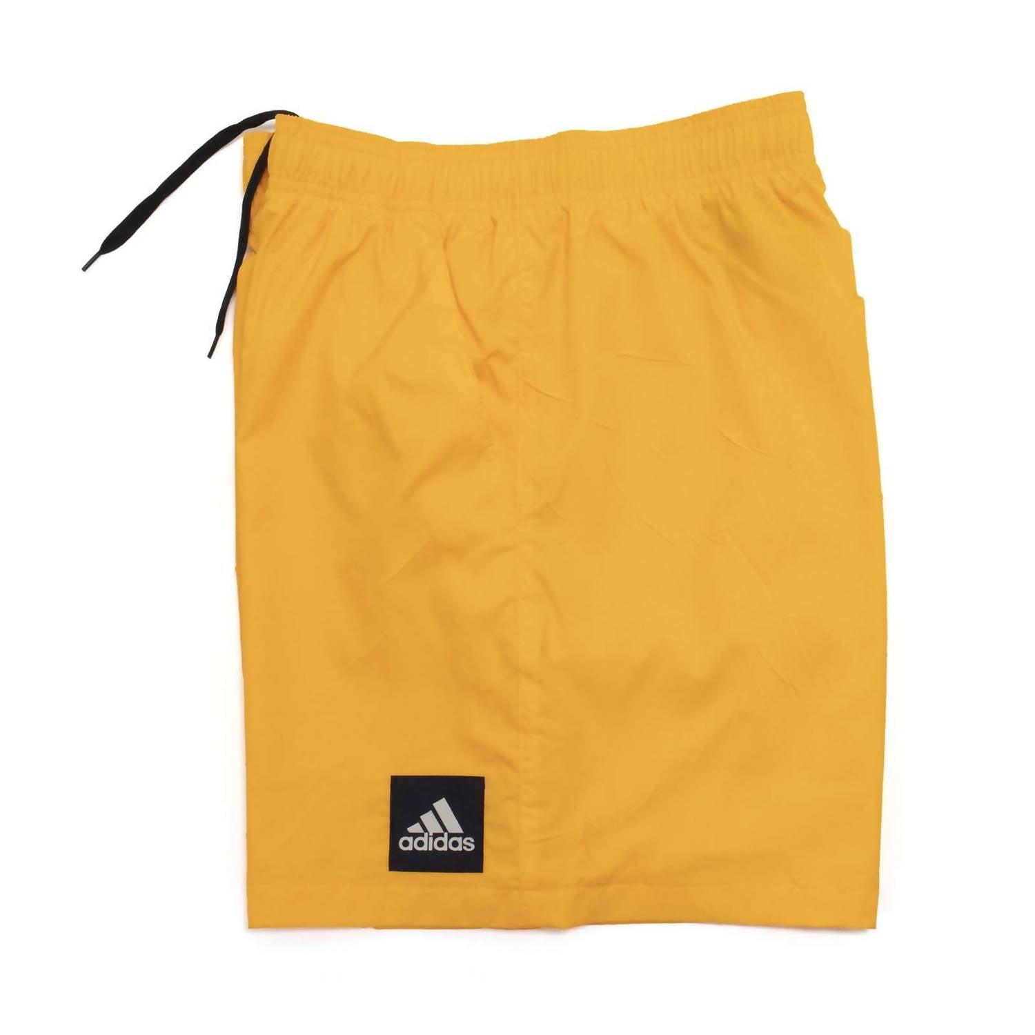 adidas Men's Primeblue Pull-on Shorts in real gold - men's shorts - detail view