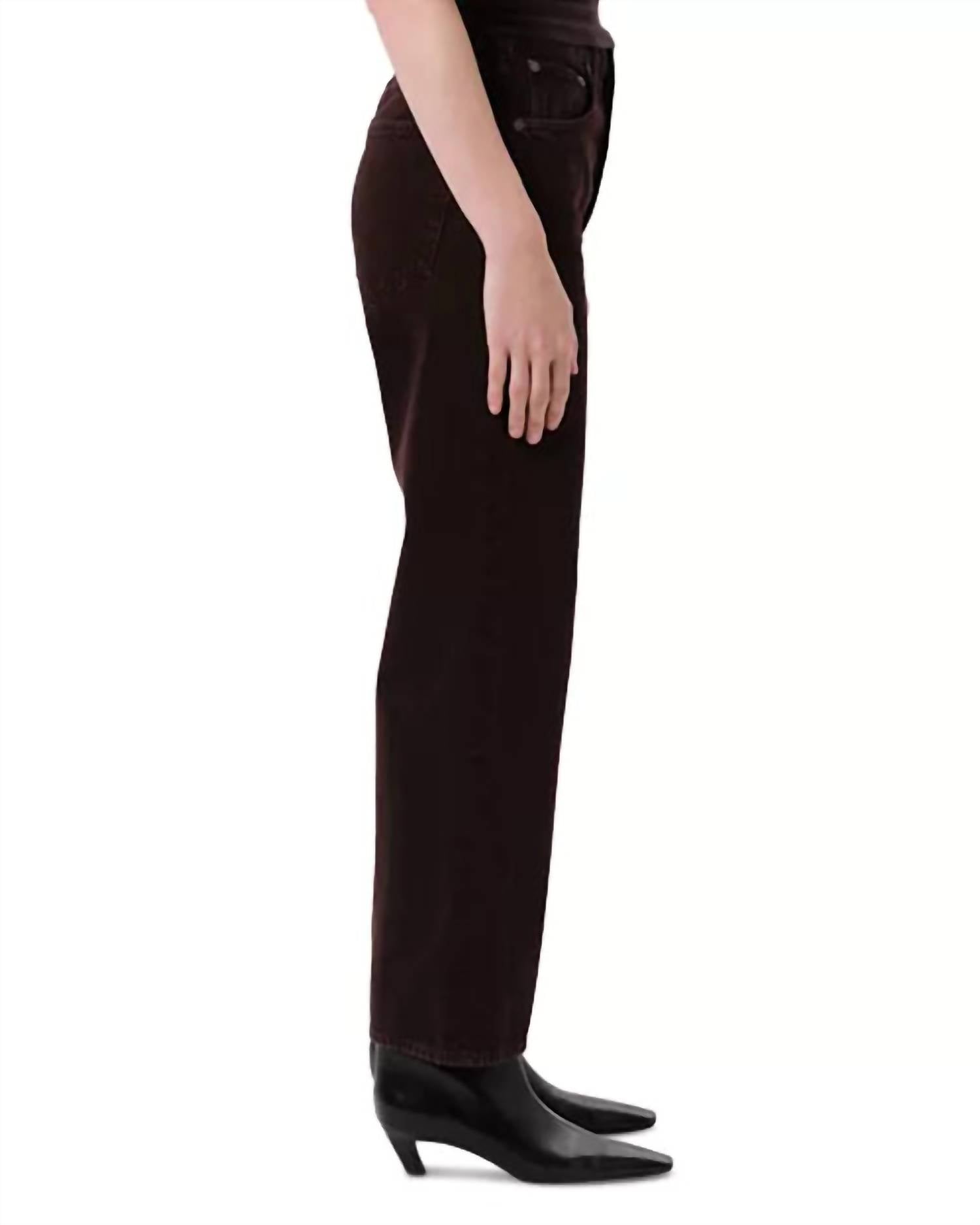 Agolde - Ren High Rise Wide Leg Ankle Jeans