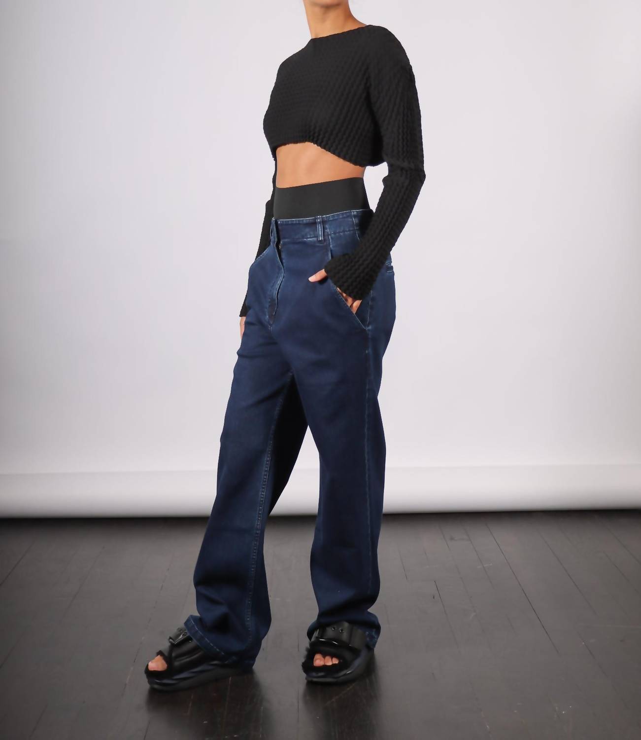 Tibi - Barry Flare Jean