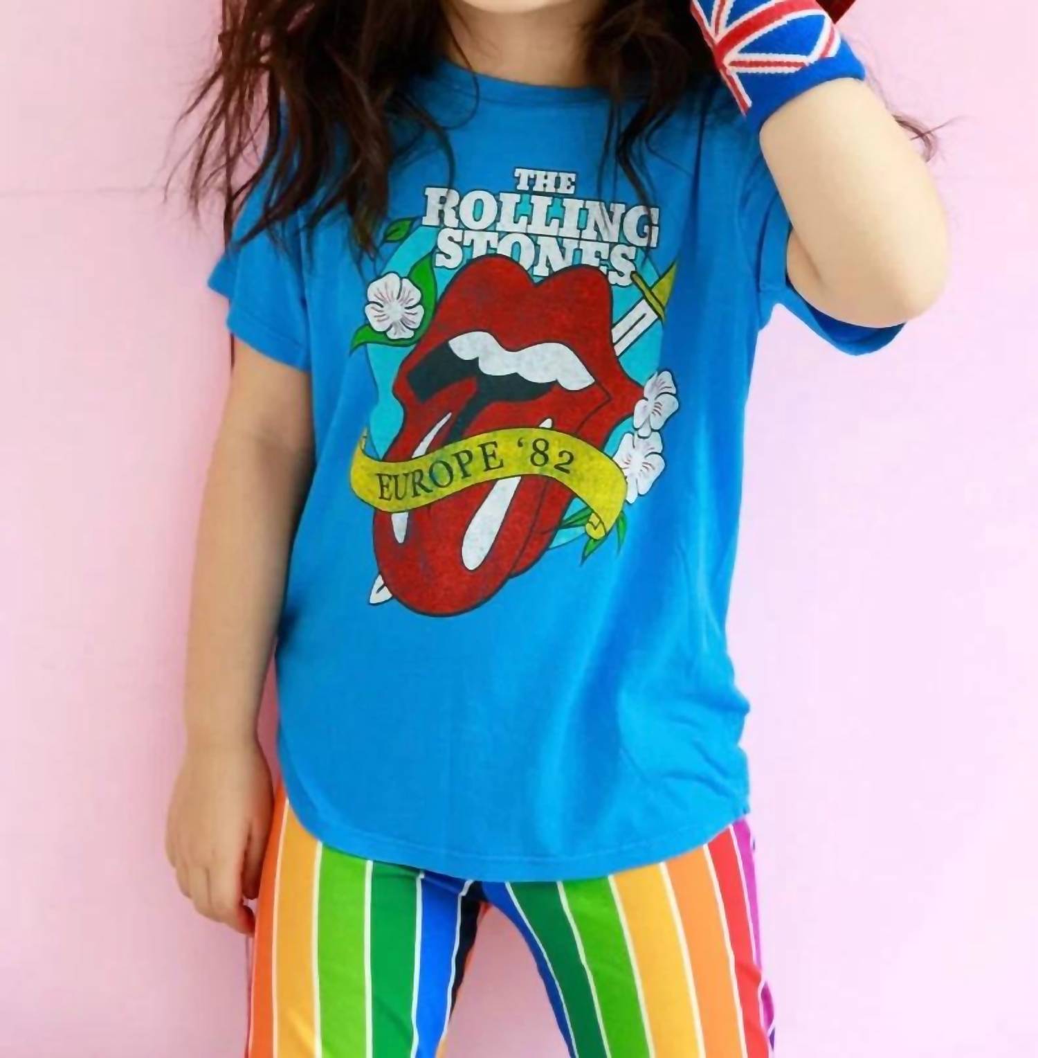 Rowdy Sprout - Kid's Rolling Stones Short Sleeve Tee