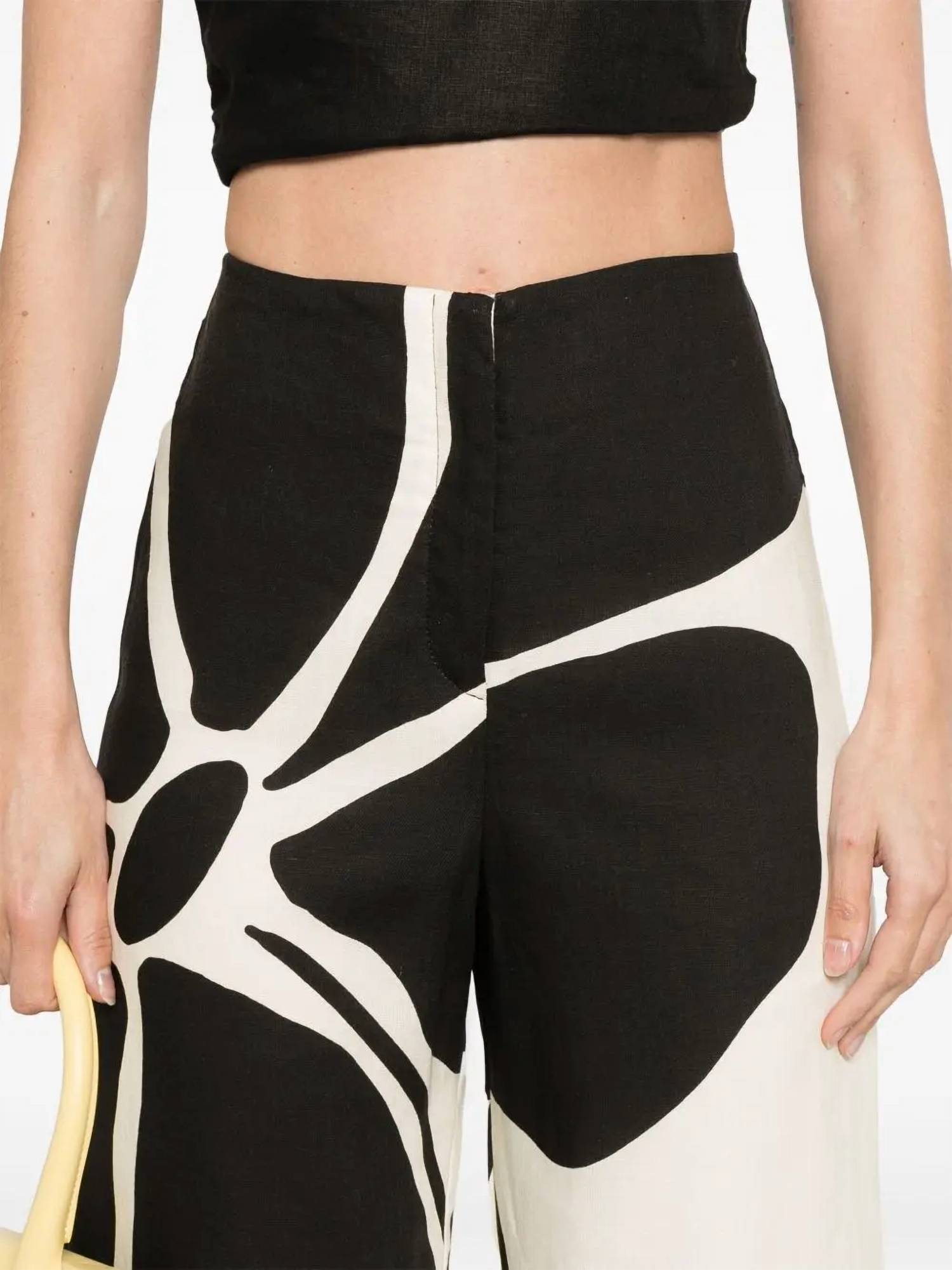 Cala de la Cruz India Pants in camellia bw - women's pants - view 4