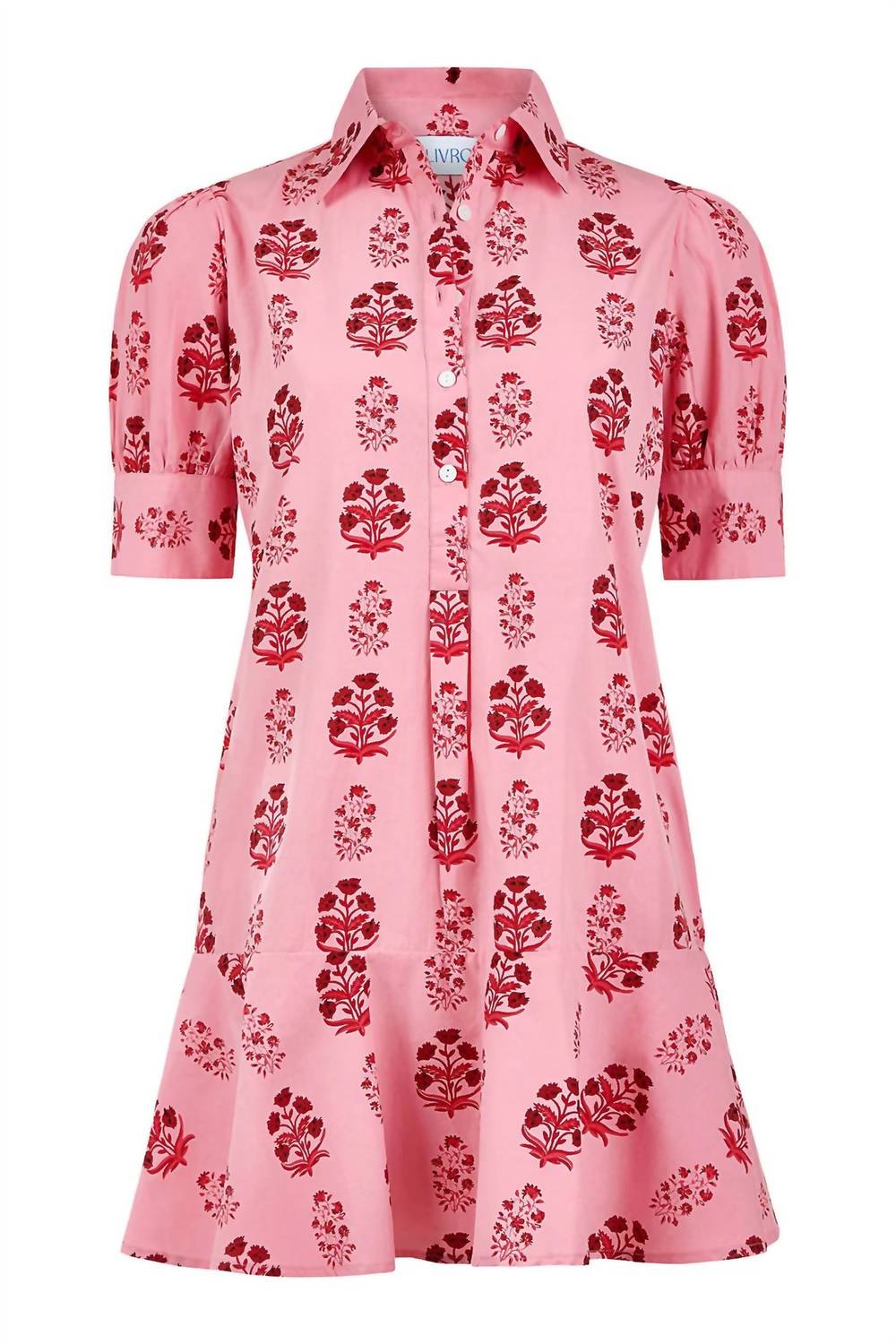 Livro - Scarlet Blossom Mini Dress