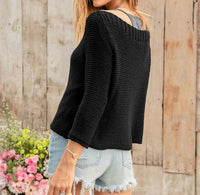 Wooden Ships - Lindsay 3/4 Sleeve Sweater