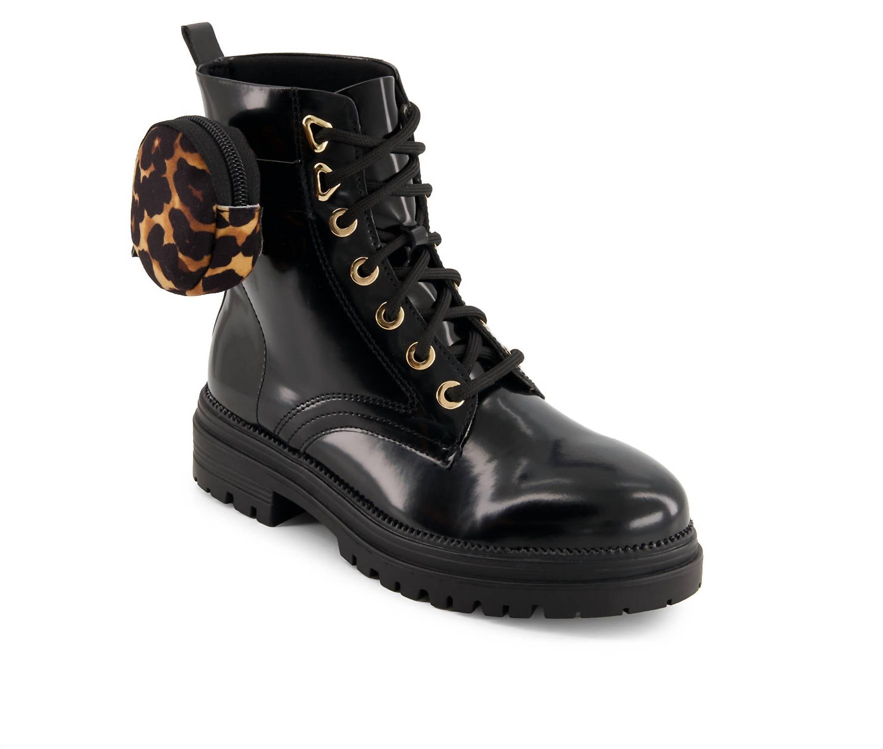 Andrea - Women's Patent With Bag Boots