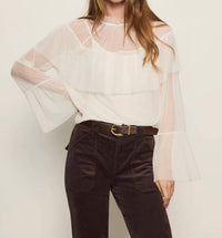 Sanctuary - Ethereal Dotted Mesh Blouse