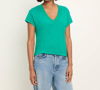 Michael Stars - Harlan Cropped V-Neck Tee