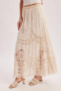 Bluivy - Elsa Lace Maxi Skirt