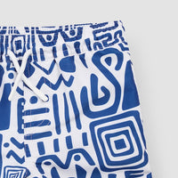Miles Baby Boys Patterned Swimming Trunks in blue white - kids' item - view 4