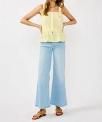 Lovestitch - Boardwalk Eyelet Ruffle Tank