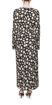 CIAO LUCIA Gaia Long Sleeve Midi Dress in shell - women's dress - alternate view