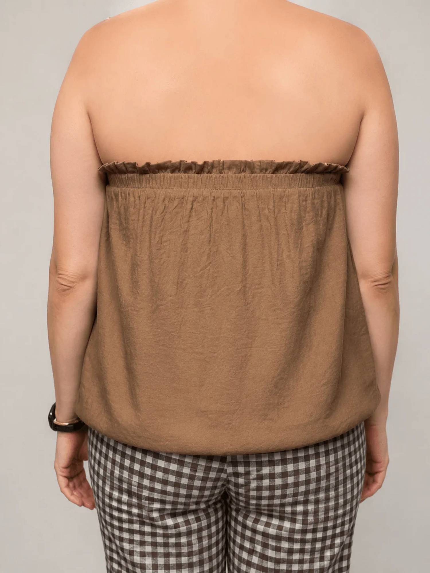 Naked Zebra - Crinkled Breeze Bubble Top