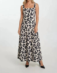 Doe And Rae - Bold Floral Drop Waist Maxi Dress
