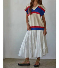 By Together - Women's Philly Baby Stripe Vest
