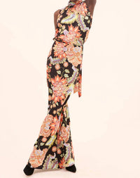 Misa Los Angeles Luka Sleeveless Top in fiery flora - women's blouse